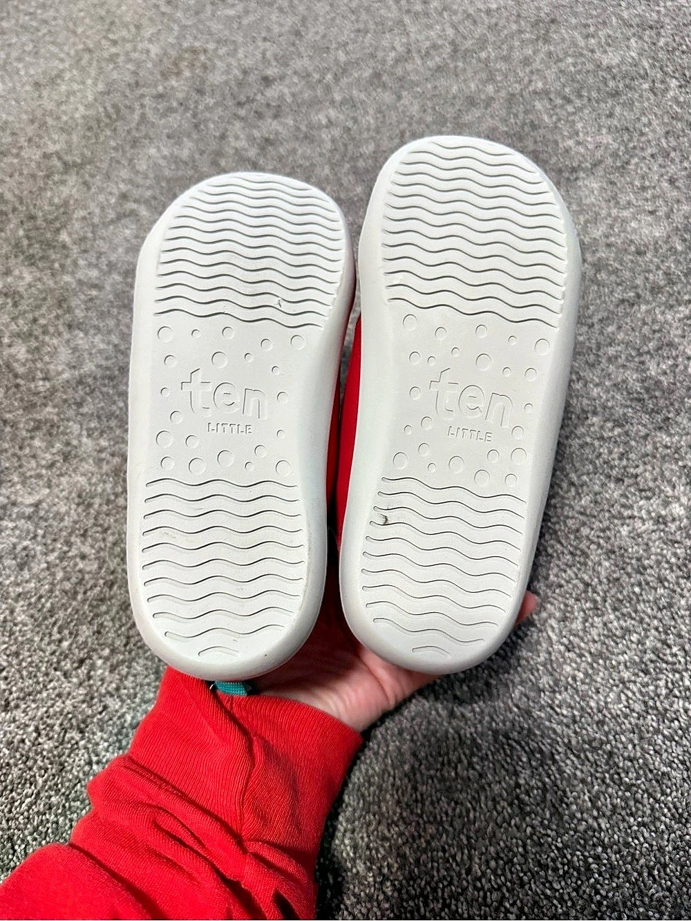Ten Little Lava Red Everyday Sneakers Sz 13 — image 5 of 5